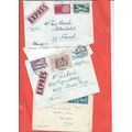 France stamps. 4 miscellaneous covers. Mixed co...