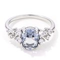 2.95ct. Captivating Grey CZ Engagement Ring
