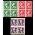 481-2, 484, Mint VF NH 1-3¢ Blocks of Four - SC...