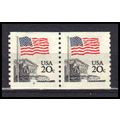 1895a 20c U.S. Flag Very Fine MNH SG CNP Left 8...