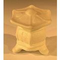 "Ceramic Sandstone Pagoda Lantern - 2.5"""