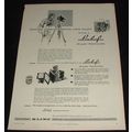 1956 Linhof Super Technika Camera Ad!