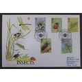 STUART- INSECTS FIRST DAY COVER 1985