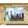 New York City Laser Engraved Wood Picture Frame...