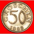 NOT COMMUNIST EAGLE (1935-1936): AUSTRIA ★ 50 G...