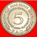 COMMUNIST STAR FAO:YUGOSLAVIA★5 DINARS 1970 UNC...