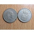 Denmark 1962 1 Krone Coin
