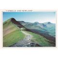 Catbells Derwent Water Postcard posted 1998 mar...