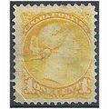 Canada 1876.SG73 1c Orange-Yellow Fine Used.