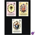 FALKLAND ISLANDS 1981 ROYAL WEDDING SG 95/97 SE...
