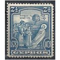 Cyprus 1928 SG126 2 1/2 Piastres Light Blue Mou...