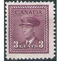 Canada 1943 SG378 3c Purple Mounted Mint .. ..