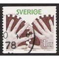 Fa 982: 1 Kr. brown and green Industrial Welfare.