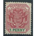 Transvaal 1896 SG217 1d Rose-Red & Green Mounte...