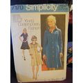 Vintage Simplicity 7170 Junior Petite Shirt Dre...
