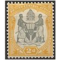 Nyasaland 1897 SG44 2d Black & Yellow Mounted M...