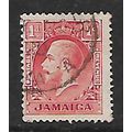 JAMAICA 1929 1d SCARLET SG 108 FINE USED