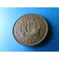 1945 GEORGE VI HALFPENNY - COIN - 2 FREE POST. AAY