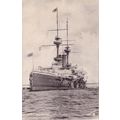 H.M.S Magnificent Shipping Postcard S12100