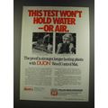 1986 Phillips 66 Duon Weed Control Mat Ad - This Test Won't Hold Water or Air