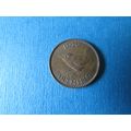 1939 GEORGE VI FARTHING FREE POST. AAA
