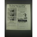 1991 NordicTrack Aerobic Exerciser Ad - The best way to a man's stomach.. Nordic