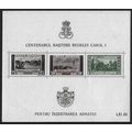 Mi Block 4: Birth Centenary of King Carol I, pe...