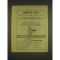1955 Orient Line Cruise Ad - Orient Line Mid-Su...