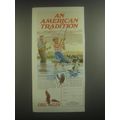 1984 Eagle Claw Fishing Gear Ad - An American T...