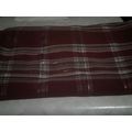 Table cloth plaid red