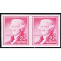 1055d, Mint XF NH 2¢ Imperforate Coil Pair Erro...