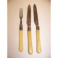 VINTAGE ALEX CLARK KNIVES & FORK