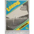 1975 programme Leeds United v. Liverpool