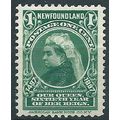 Newfoundland 1897 SG66 1c Green Mounted Mint .. ..