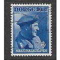 NORWAY 1946 NATIONAL RELIEF FUND 30 ORE + 10 OR...