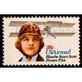 USA 1980 Air Mail Blanche Scott 28c Used Stamp....