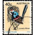 Australia 1979 Birds Lovely Wren 40c Used Stamp