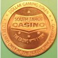 South Tahoe Casino. $1 Casino Token. Lake Tahoe...