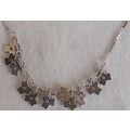 Flowers charms anklet