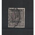Burma.O4 1a Chocolate.Fine Used.Jul25a