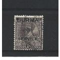 Burma.O4 1a Chocolate.Fine Used.Jul25b