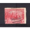 USA 1907 SG 336 2c CARMINE JAMES TOWN FINE USED #4