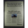 1980 Merrill Lynch Ad - Earn More From Your Stocks