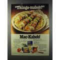 1981 Kraft Macaroni and Cheese and Hormel SPAM Ad