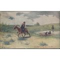 Signed Artist "John Innis" c.1905 MINT EX Troil...