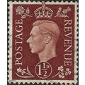 GB, King George VI definitive, brown 1941, 1½d, #2