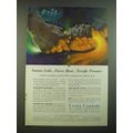 1956 Union Carbide Ad - Intense Cold.. Fierce Heat.. Terrific Pressure