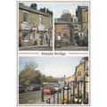 Marple Bridge Cheshire Post Office Rare Postcard