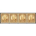 687, Mint NH 4¢ XF Gem Strip of Four Stamps ** ...
