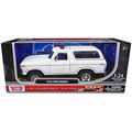 1978 Ford Bronco Police Car Unmarked White "Law...